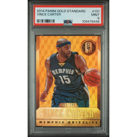 2014 PANINI GOLD STANDARD VINCE CARTER 131 PSA 9