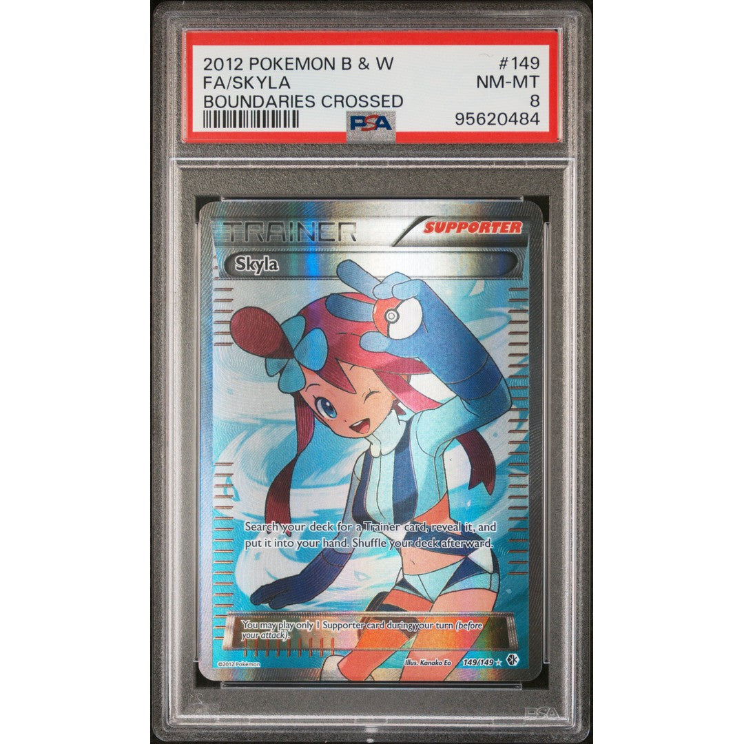 2012 POKEMON BOUNDARIES CROSSED SKYLA 149/149 PSA 8 Kollecter 2012 POKEMON BOUNDARIES CROSSED SKYLA 149/149 PSA 8 Kollecter