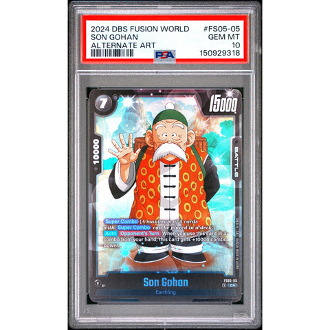 2024 DRAGON BALL SON GOHAN ALTERNATE ART FS05-05/97 PSA 10