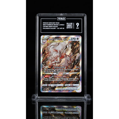 2023 POKEMON CROWN ZENITH HISUIAN ZOROARK VSTAR GG56/GG70 TAG 9