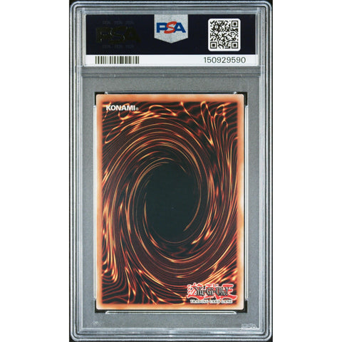 2024 YUGIOH BLUE EYES WHITE DRAGON TABLET BACKGROUND ENK01-97 PSA 8
