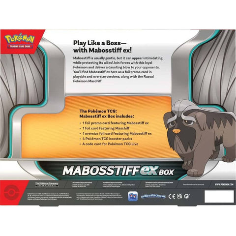 Pokemon TCG: Mabosstiff EX Box