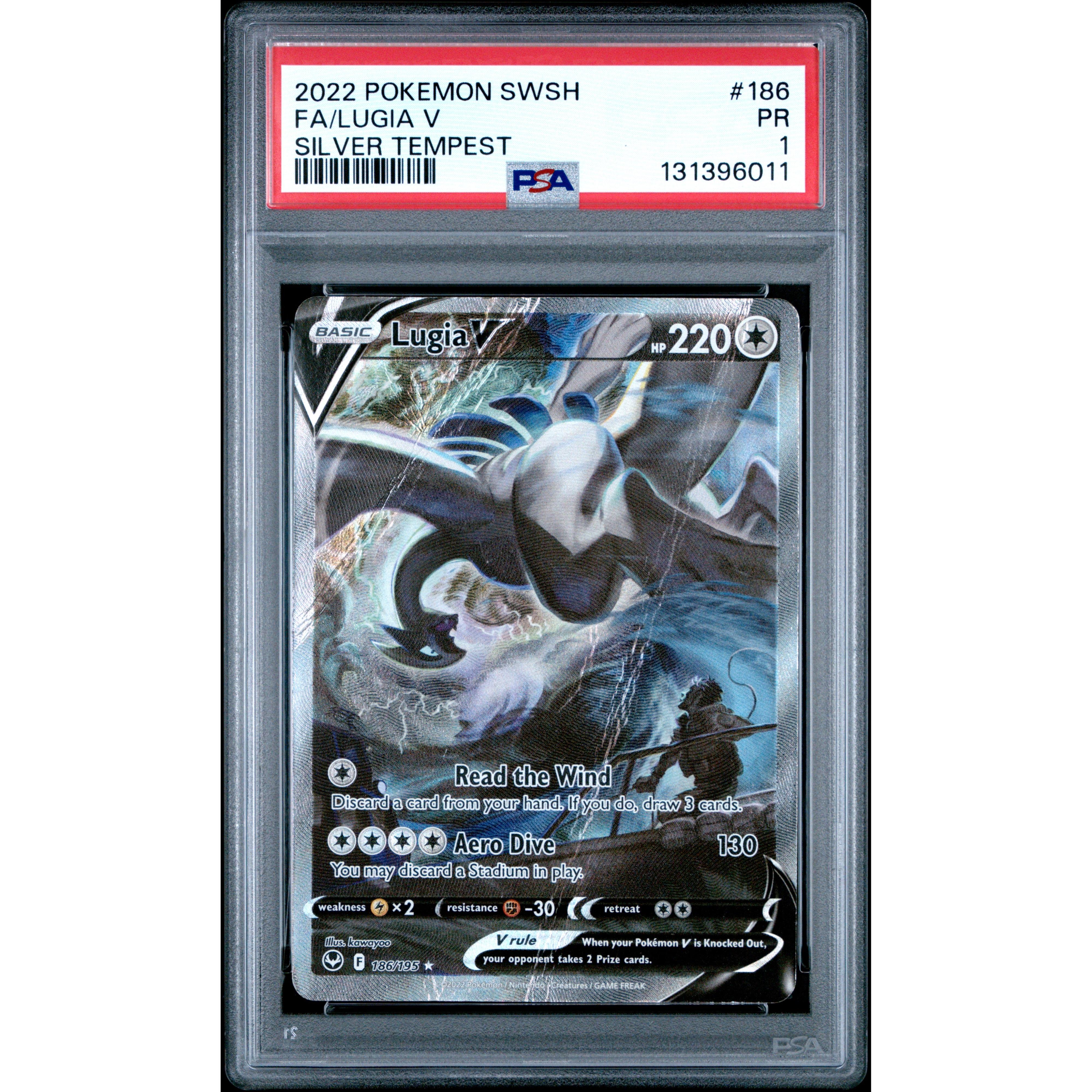 2022 POKEMON SILVER TEMPEST LUGIA 186/195 PSA 1 – Kollecter