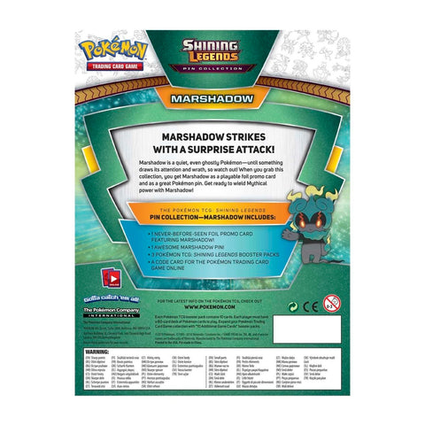 Pokemon TCG: Shining Legends Pin Collection Assorted