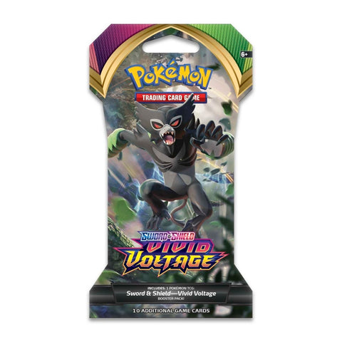 Pokemon TCG: Sword & Shield-Vivid Voltage Sleeved Booster Pack