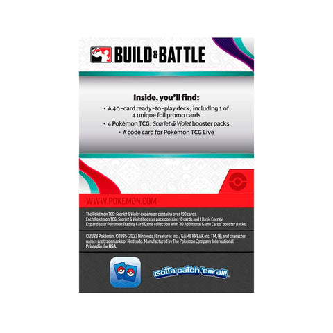 Pokemon TCG: Scarlet & Violet Build & Battle Box