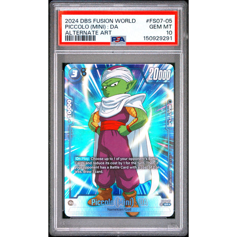 2024 DRAGON BALL PICCOLO (MINI) : DA ALTERNATE ART FS07-05 PSA 10
