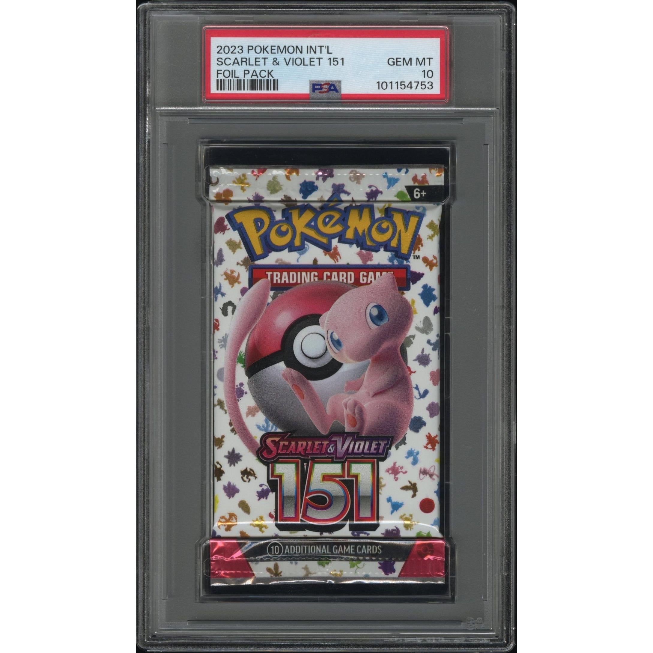 2023 POKEMON INT'L SCARLET & VIOLET 151 BOOSTER PACK PSA 10 – Kollecter