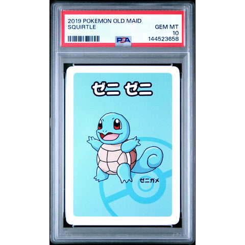 2019 POKEMON OLD MAID SQUIRTLE PSA 10