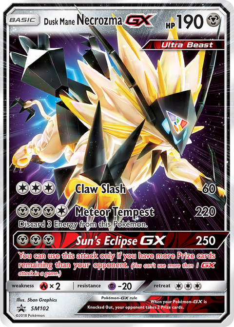 Dusk Mane Necrozma GX - SM102