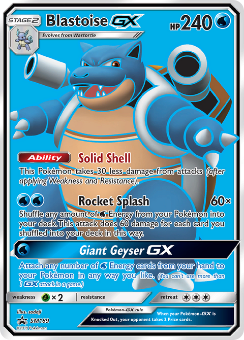 Blastoise GX - SM189