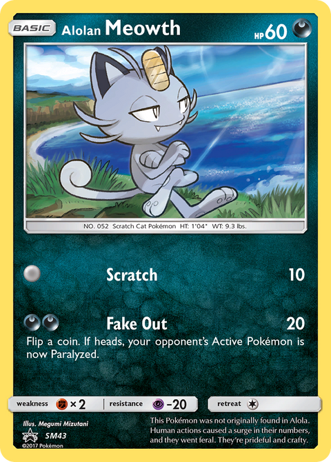 Alolan Meowth - SM43