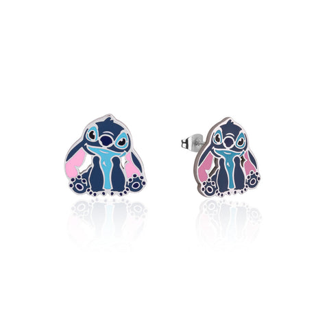 ECC Disney Lilo and Stitch Droopy Ears Enamel Stud Earrings - Default Title
