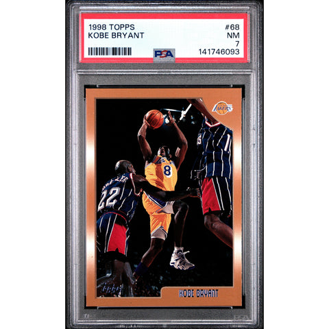 1998 TOPPS TOPPS KOBE BRYANT 68 PSA 7