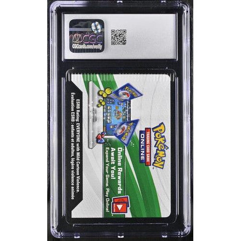 2021 POKEMON SHINING FATES CODE CARD ERROR CRIMP CGC 8.5