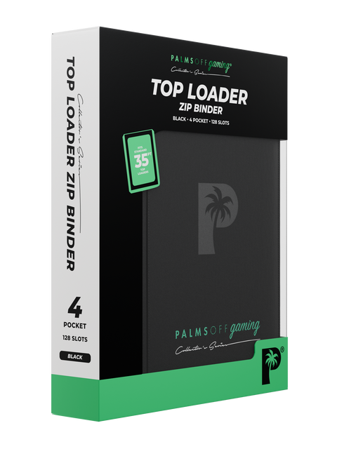 Collector's Series Top Loader Zip Binder - 4 Pocket