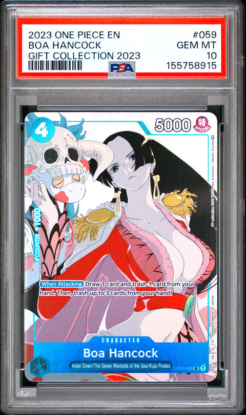 2023 ONE PIECE ONE PIECE GIFT COLLECTION 2023 BOA HANCOCK 059 PSA 10