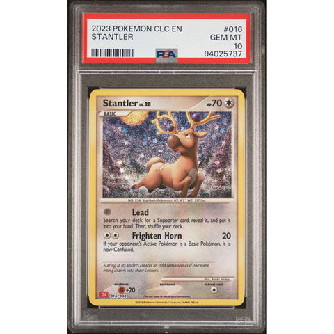 2023 POKEMON CLASSIC COLLECTION STANTLER 016/034 PSA 10