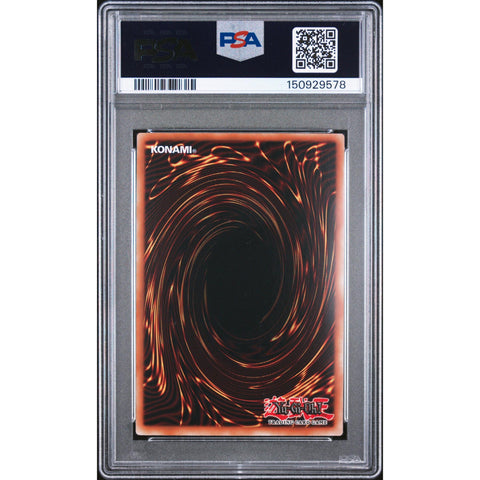 2023 YUGIOH RED-EYES BLACK DRAGON QUARTER CENTURY SECRET RARE EN006-110 PSA 8