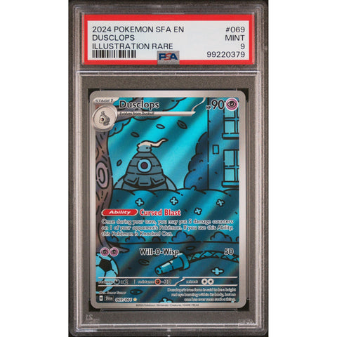 2024 POKEMON SHROUDED FABLE DUSCLOPS 069/064 PSA 9