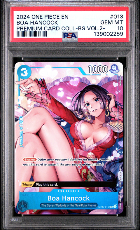 2024 ONE PIECE BOA HANCOCK 013 PSA 10