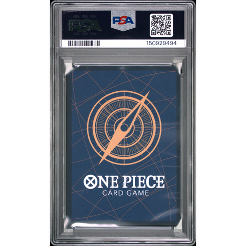 2025 ONE PIECE JAPANESE GUM-GUM RAIN ALTERNATE ART OP02-068 PSA 10