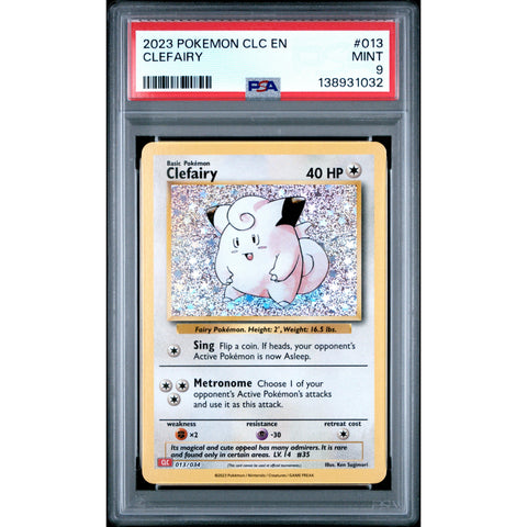 2023 POKEMON CLEFAIRY CLC 013/034 PSA 9
