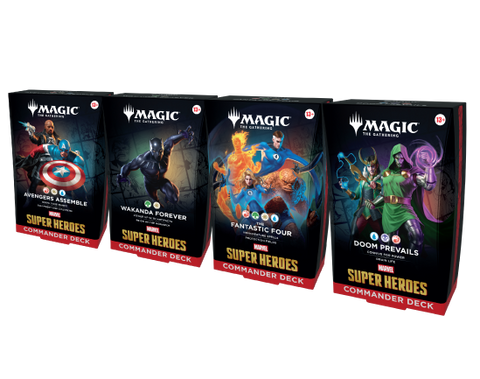 Magic: The Gathering: Marvel Super Heroes - Commander Decks - Assorted