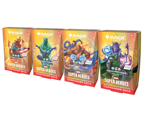 Magic: The Gathering: Marvel Super Heroes - Collector's Edition Commander Decks