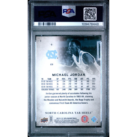 2012 SPORTS SP AUTHENTIC MICHAEL JORDAN 1 PSA 10