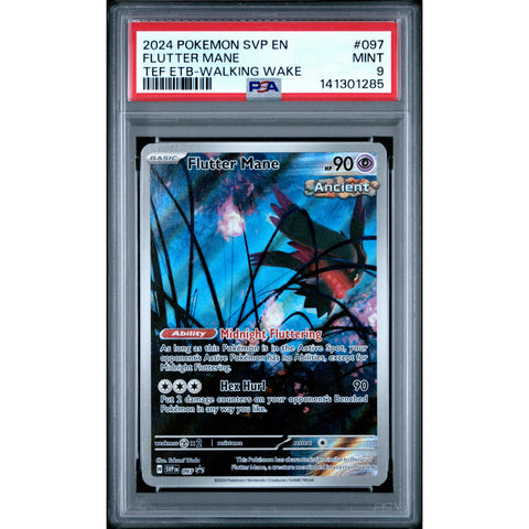 2024 POKEMON FLUTTER MANE TEMPORAL FORCES SVP 097 PSA 9