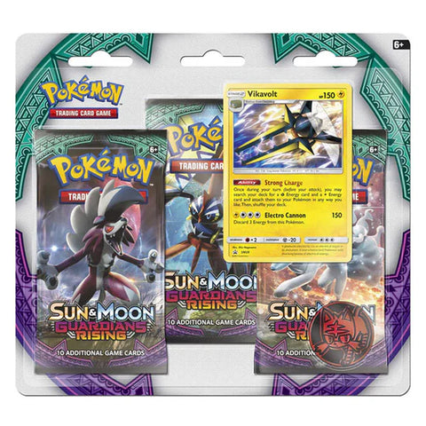 Pokemon TCG: Sun & Moon Guardians Rising - Three Pack Blister