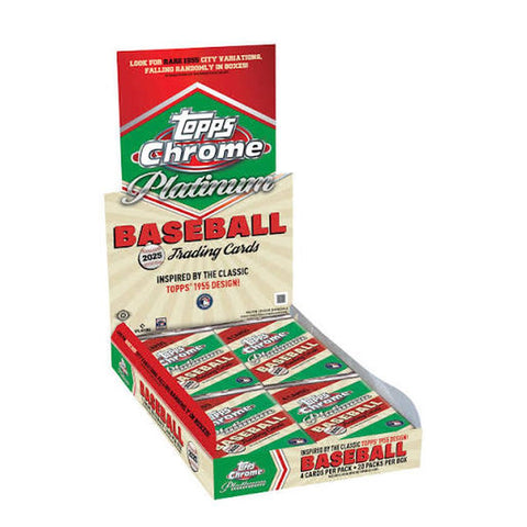 Topps: Chrome® 2025 Platinum Baseball - Hobby Box