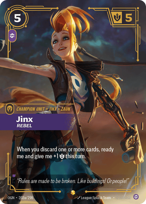 Jinx, Rebel - 202a/298