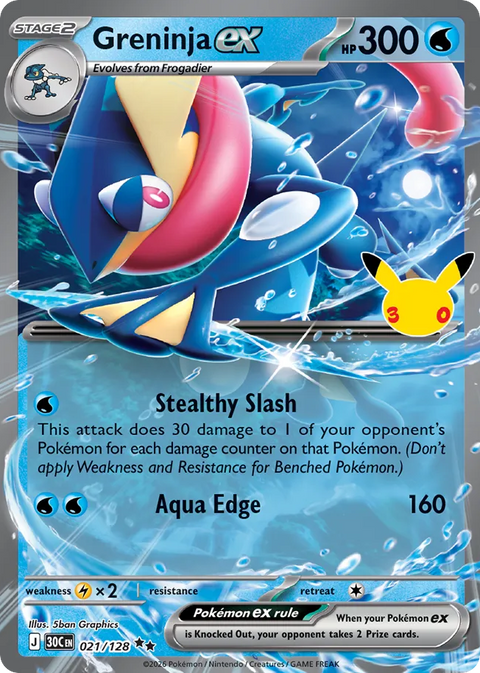Greninja EX - 021/128