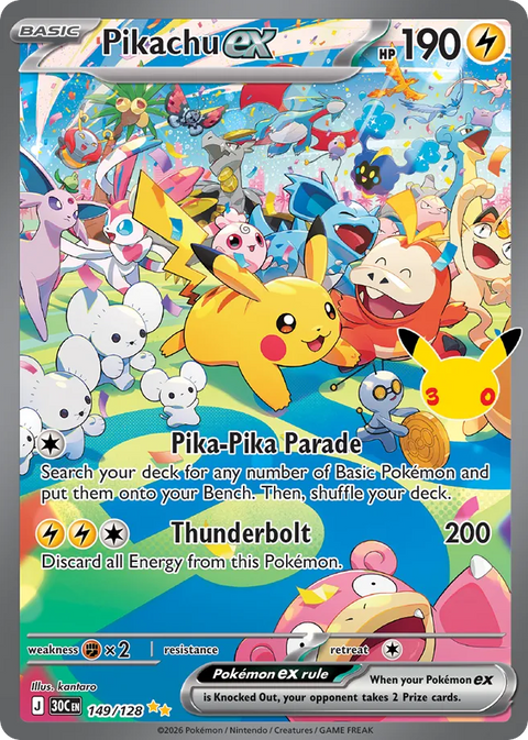 Pikachu EX - 149/128