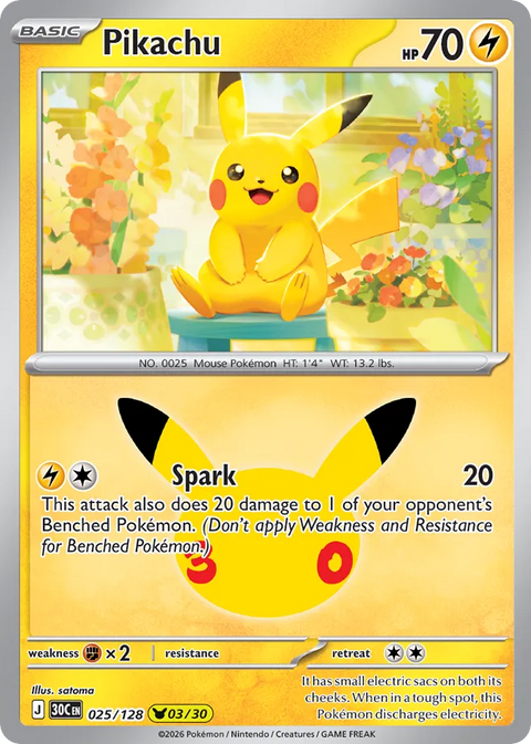 Pikachu - 025/128