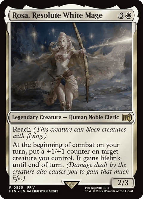 Rosa, Resolute White Mage - 555
