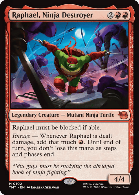 Raphael, Ninja Destroyer - 102
