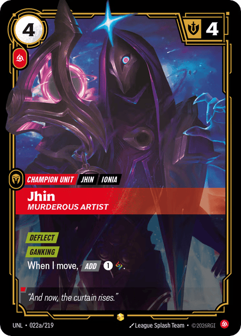 Jhin, Murderous Artist - 022/219