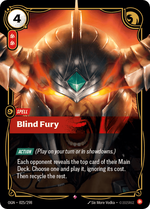 Blind Fury - 025/298