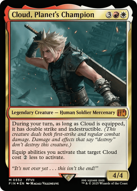 Cloud, Planet's Champion - 552