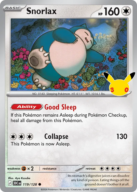 Snorlax - 119/128
