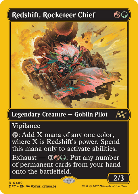 Redshift, Rocketeer Chief - 489