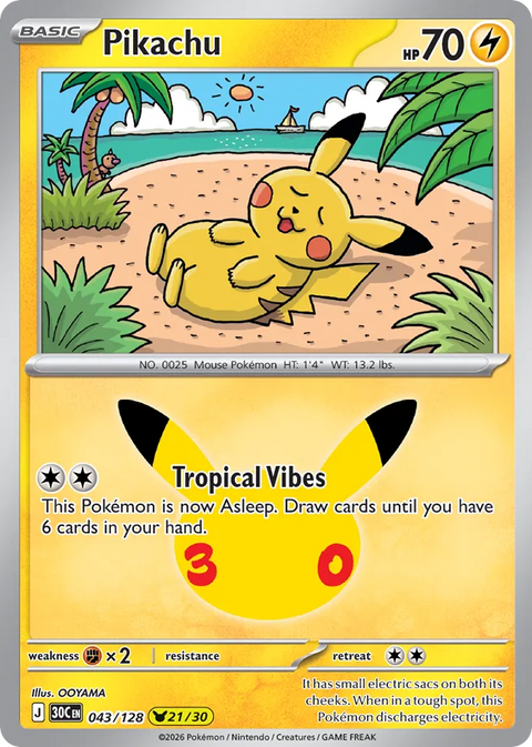 Pikachu - 043/128