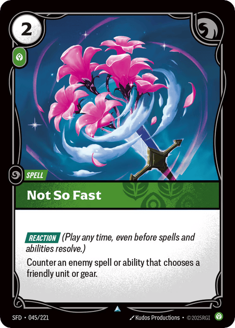 Not So Fast - 045/221