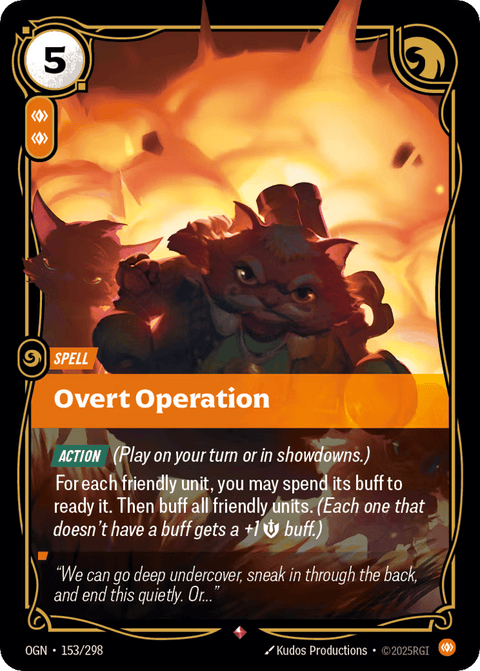 Overt Operation - 153/298