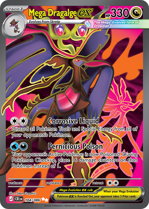 Mega Dragalge EX - 104/086