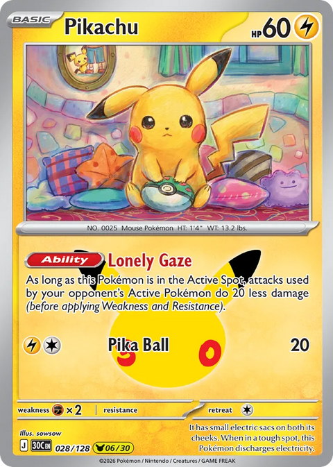 Pikachu - 028/128