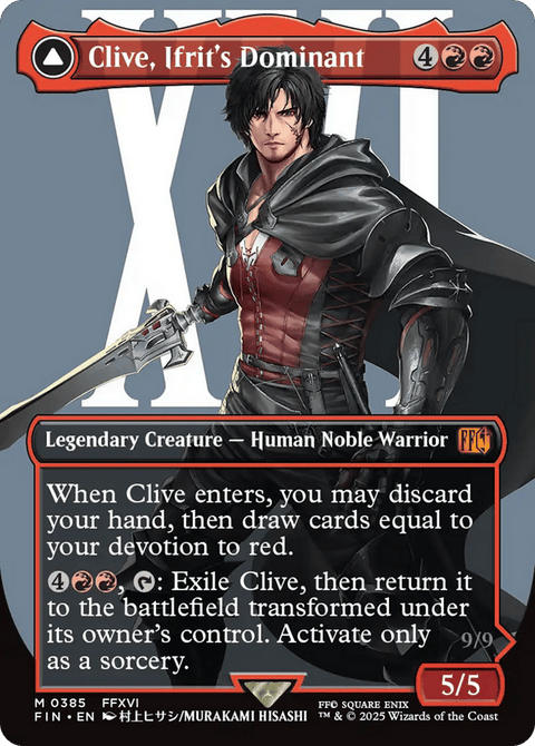 Clive, Ifrit's Dominant // Ifrit, Warden of Inferno - 385